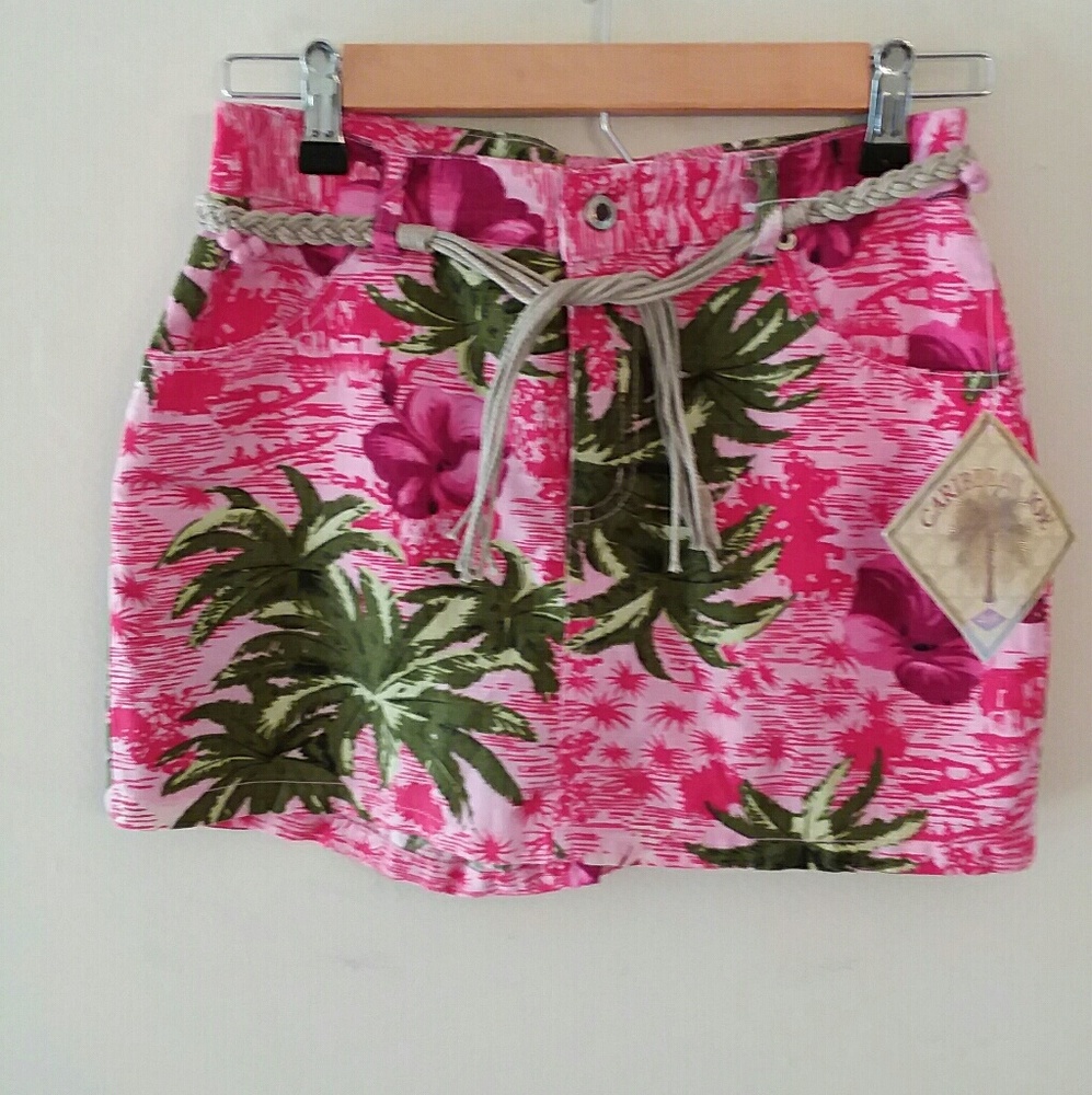 COPY - Caribbean Joe Girls Pull-on Short Skirt Size: 12R